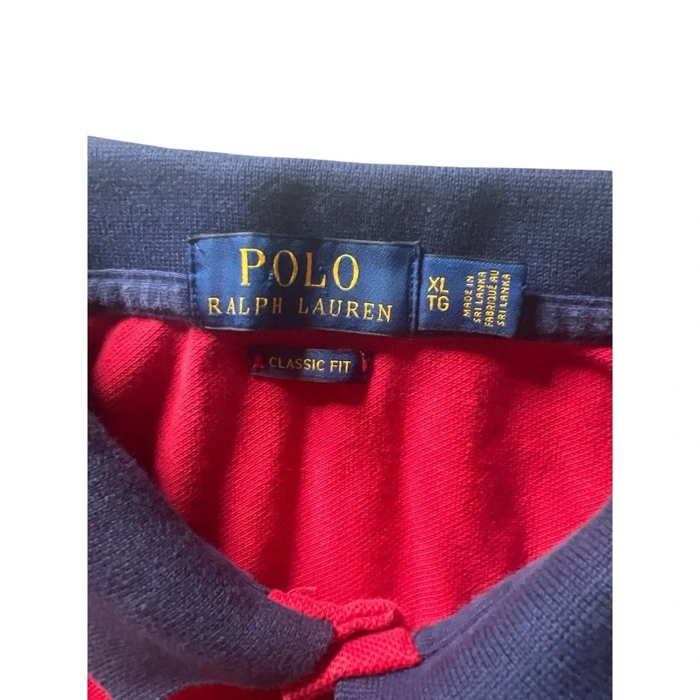 Vintage Men's Polo Ralph Lauren Short Sleeve Big Pony Crest 90s XL #2 Classic